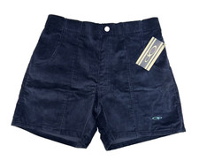 NEW Vintage OP Ocean Pacific Corduroy Shorts Navy Size 34 Surf Skate Dogtown 80s