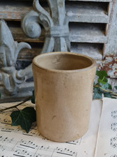 ANCIEN POT CONFITURE   EN GRES MARRON