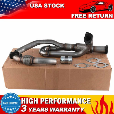 #ad #ad Front Flex Pipe For 2009 2017 GMC Acadia Chevy Traverse Buick Enclave 3.6L $68.99