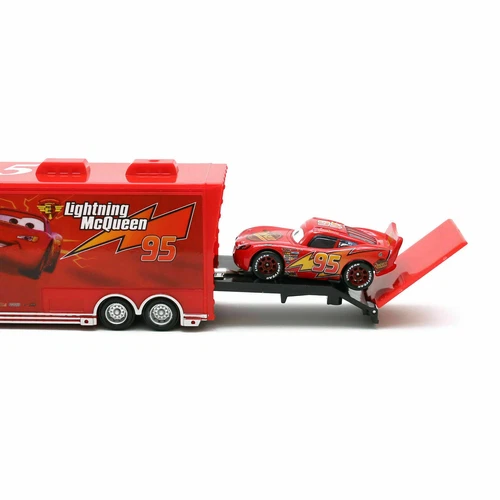 Pixar Cars Lightning McQueen Mack Truck Auto Lkw Car 1:55 Diecast Spielzeug Toy - Bild 10 von 11