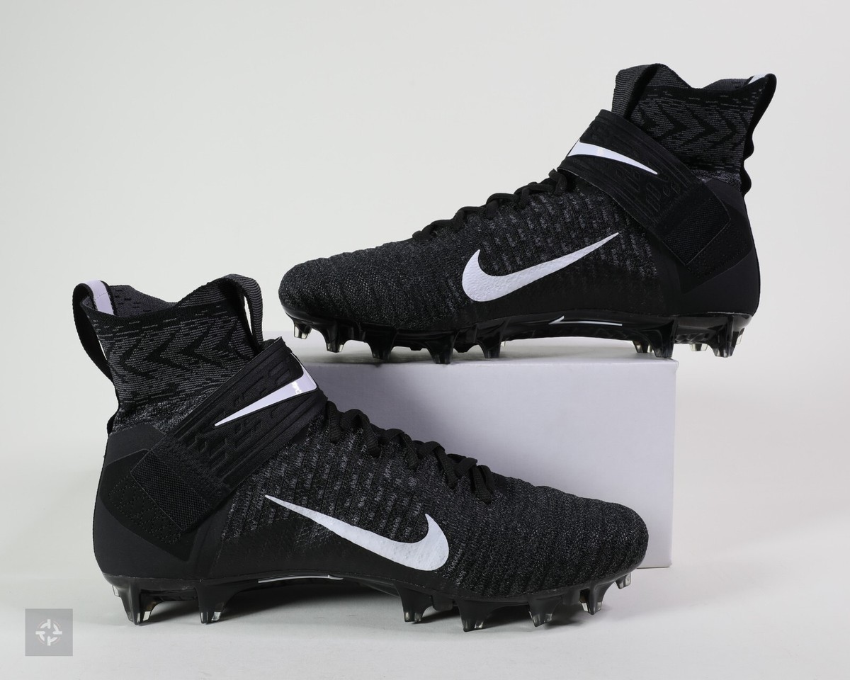 Nike Alpha Menace Elite 2 Black Football Cleats Men's Size 11-13