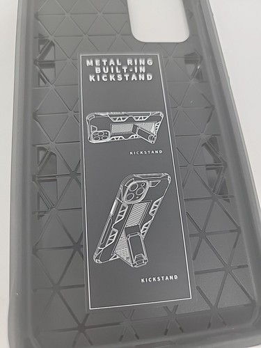 leyi Samsung Galaxy A72 5g Case + 2 Tempered Screen Protector Kickstand Black - Picture 11 of 20