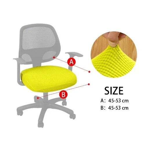 2024 Office Computer Seat Protective Split Seat Cover Anti-dust Cover ChairCover - Bild 35 von 46