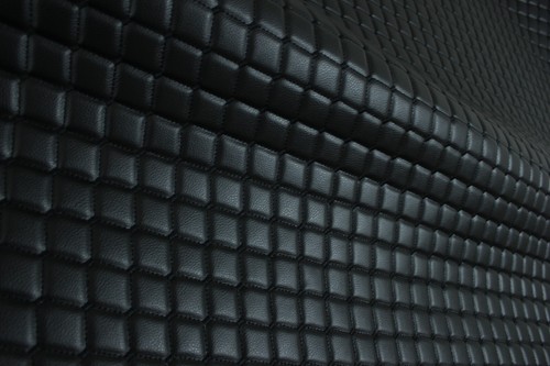 Quilted Vinyl Grain Faux Leather Upholstery Fabric Diamond | 2"x2" -4mm Foam 55" - Picture 53 of 199