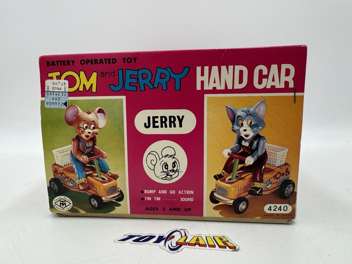ブリキモダントーイ電動【TOM and JERRY COMIC CAR】動作品
