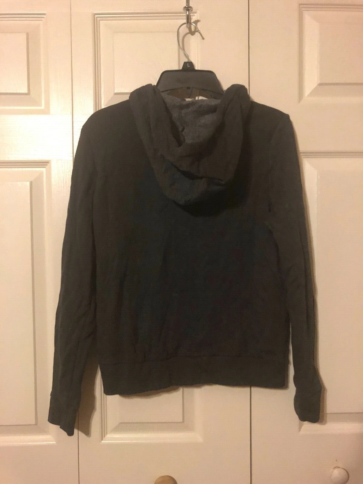 UNDERCOVER Felpa con cappuccio Victoria's Secret ROSA grigio tinta unita zip intera rosa logo tie dye M