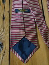 Brooks Brothers Makers All Silk Made in USA Multi-Color Stripes Men's Neck Tie