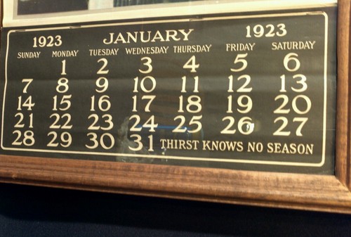 Antique 1923 Coca Cola Calendar with Coke bottle-Framed-RARE Collectors Piece - Picture 9 of 12