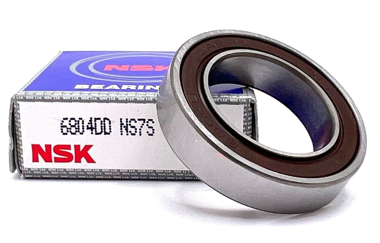 NEW NSK 6804 DD DEEP GROOVE BALL BEARING, RUBBER SEALED 61804-2RS 20x32x7 mm