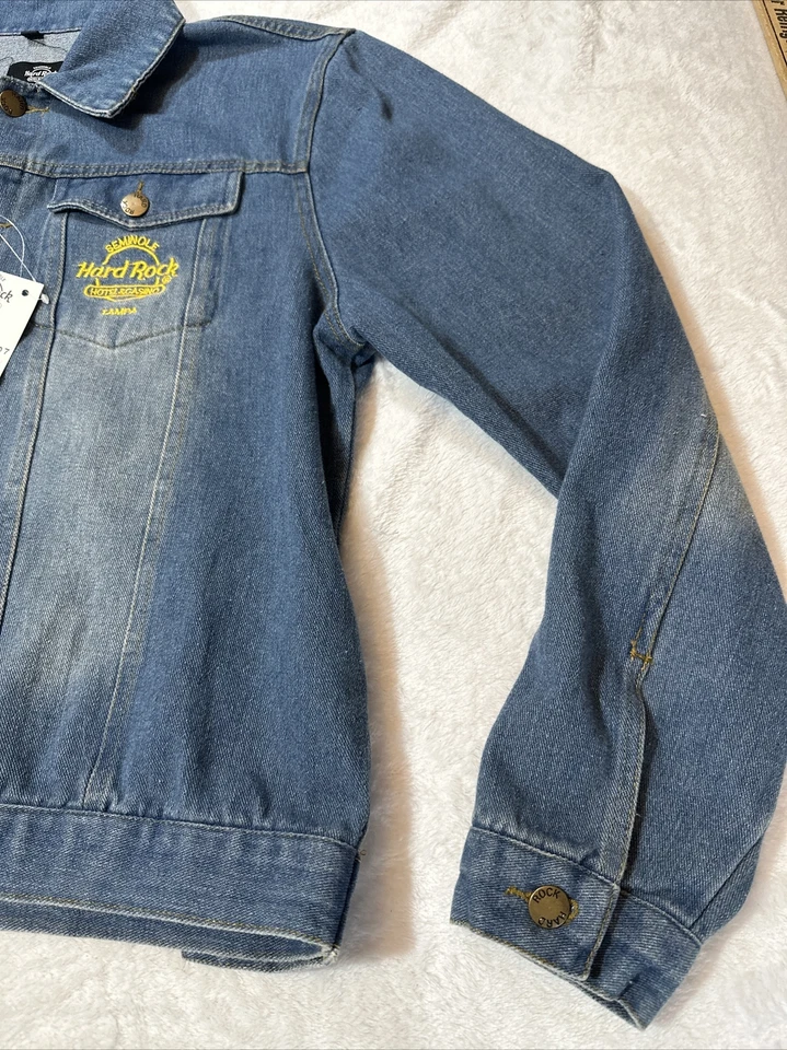 Chaqueta vaquera vintage Hard Rock Tamp talla M nueva con etiquetas Foto 2 de 4