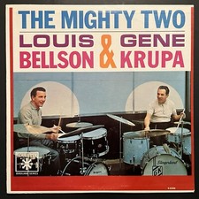 Louis Bellson~Gene Krupa~The Mighty Two~With Insert And Printed Inner Sleeve