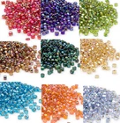 200 Rainbow Silver Lined Matsuno 6/0 Glass Seed Beads Spacer Beads