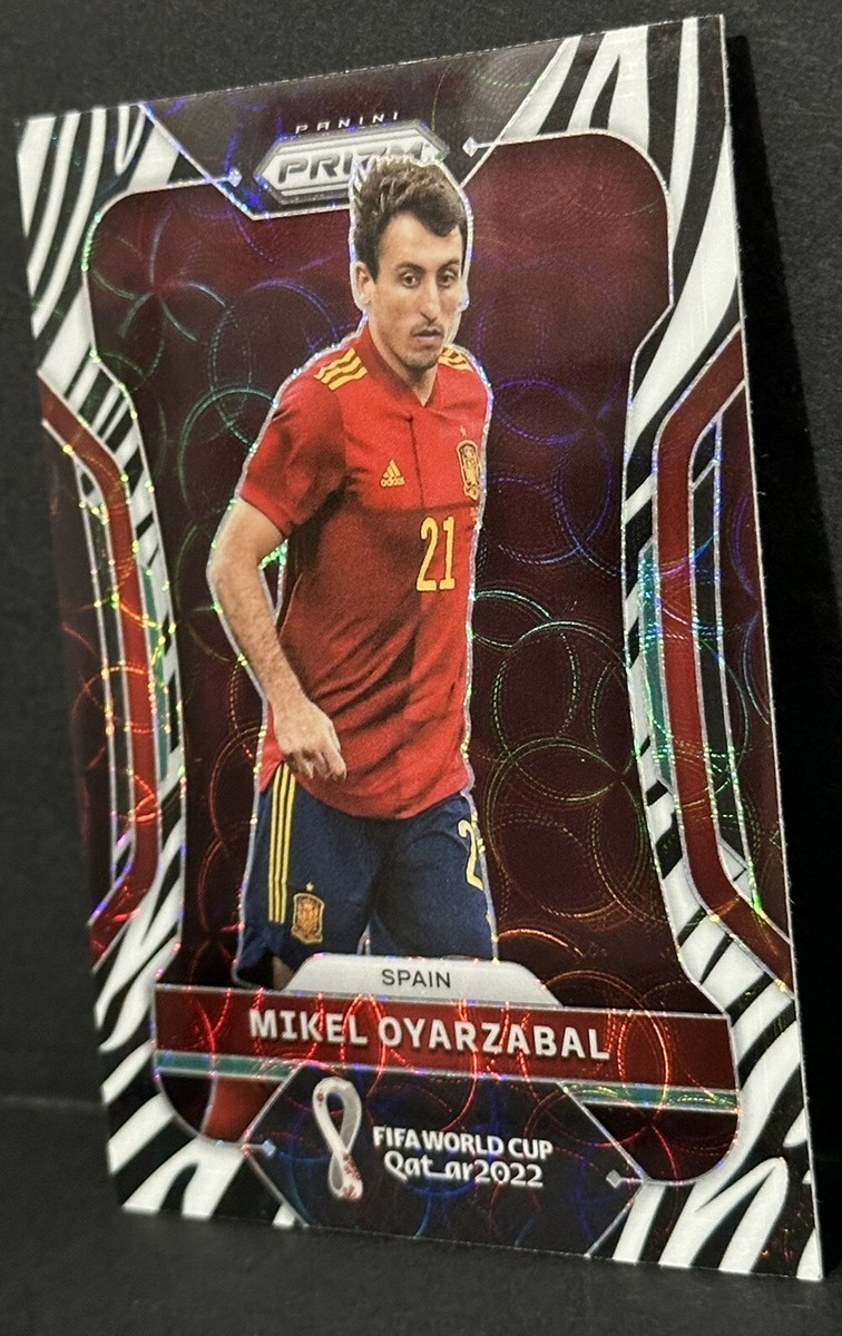 2022 Panini Prizm FIFA World Cup Spain Mikel Oyarzabal Zebra