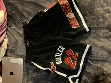 Pro Standard Miami Heat Size Large Jimmy Butler Shorts Brand New. 