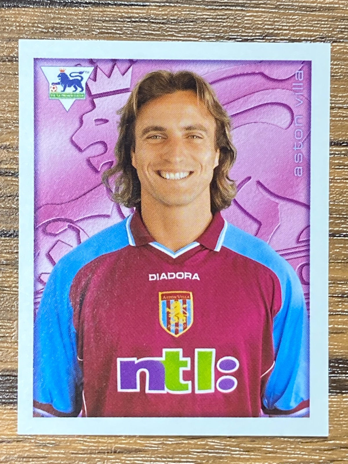 FA Premier League Merlin 2001 Sticker No.38 David Ginola Aston Villa | eBay