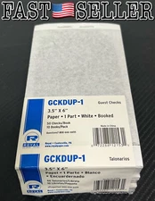 Royal 1-Part Booked Unlined Guest Checks White 10-Pack (50 Checks/Book) 3.5x6”