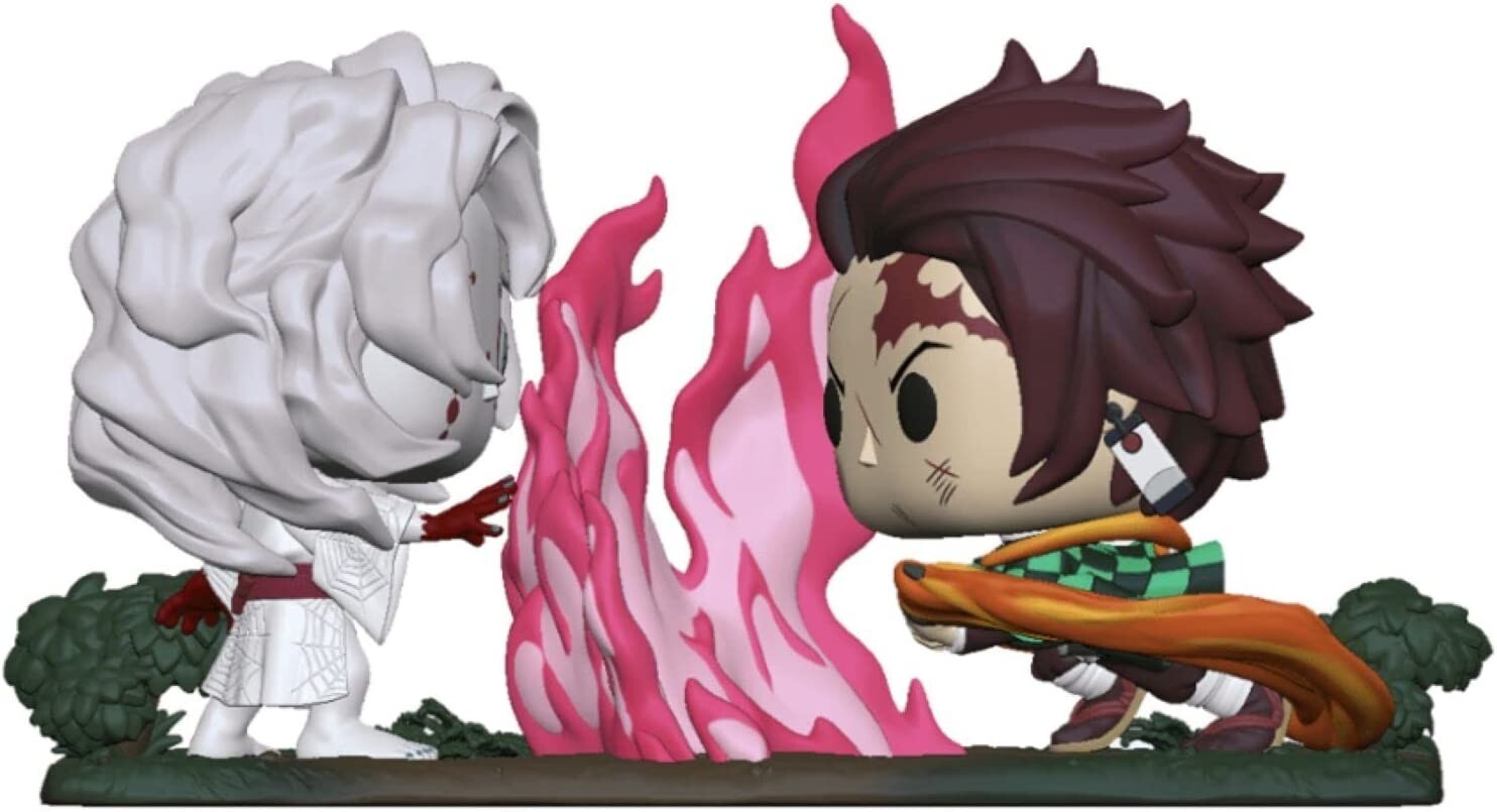 Demon Slayer Tanjiro vs Rui figurine Funko POP Moment manga