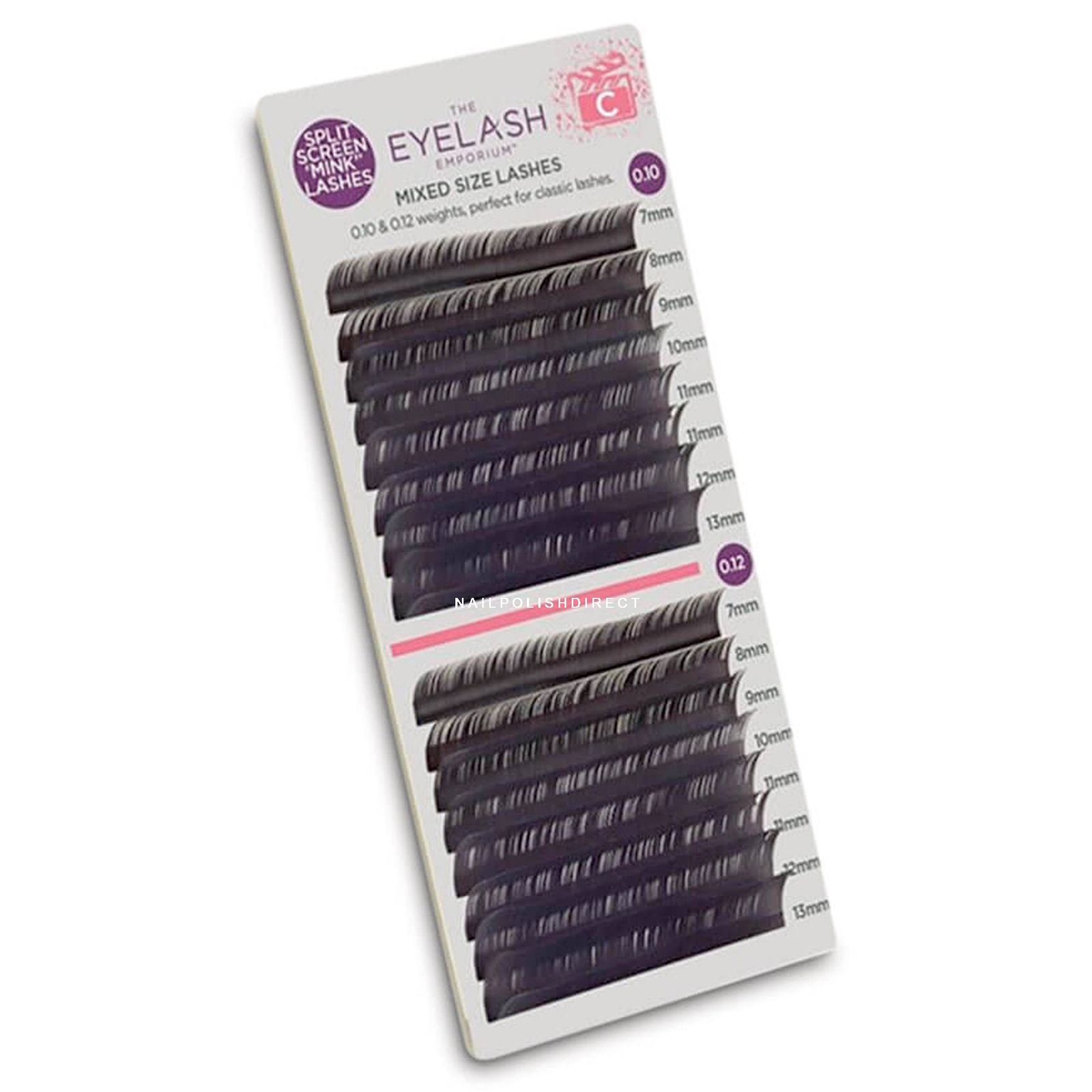 Eyelash Emporium Mink Lashes Individual Lengths 7mm 0.10 To 13mm (0.12) - C Curl