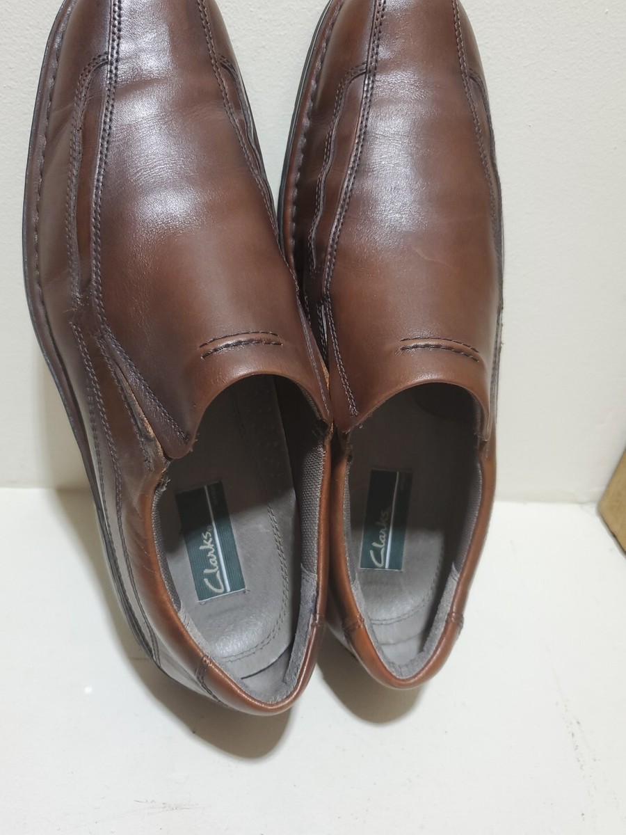 Clarks Loafers Mens Leather11.5M Casual Brown Dress Oxford  display picture 3
