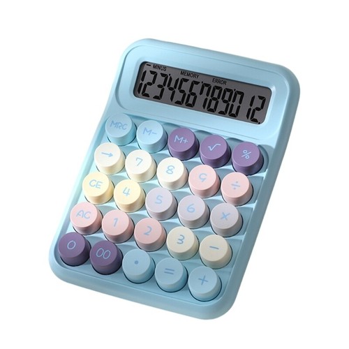 Handheld Mechanical Calculator 12 Digit Large LCD Display for Office - Picture 10 of 14
