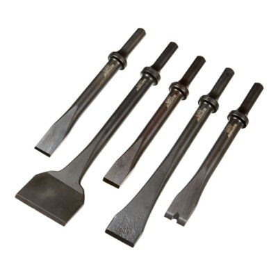 Mayhew Tools 32023 Pnematic Scraper 5-Piece Set Black Oxide Finish