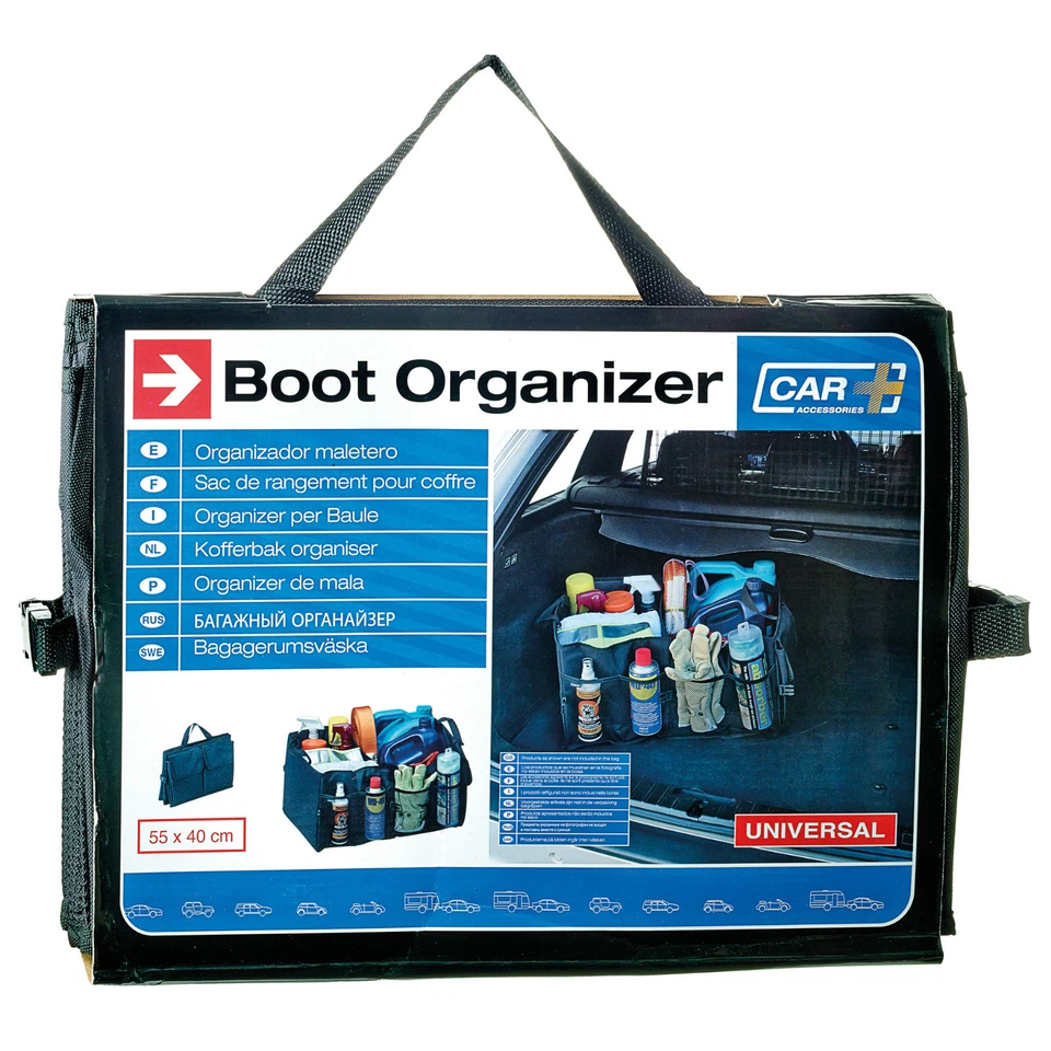 Sumex Coche Ordenado Organizador Almacenamiento Jumbo Bota Organizador Bolsa con Bolsillos - Grande - Imagen 2 de 4
