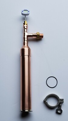 Beer Keg Kit Moonshine Still 1 ft column 2'' x 3/4 for Copper Thumper & Worm 