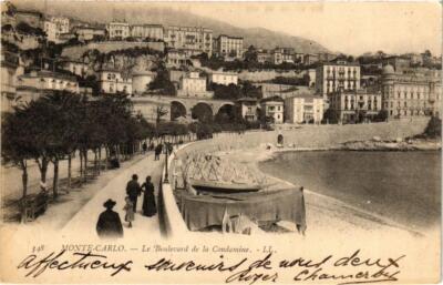 AK Monte Carlo - Le Boulevard de la Condamine (234017)