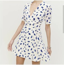 Reformation Lucky Dress in Dalmation Size XS