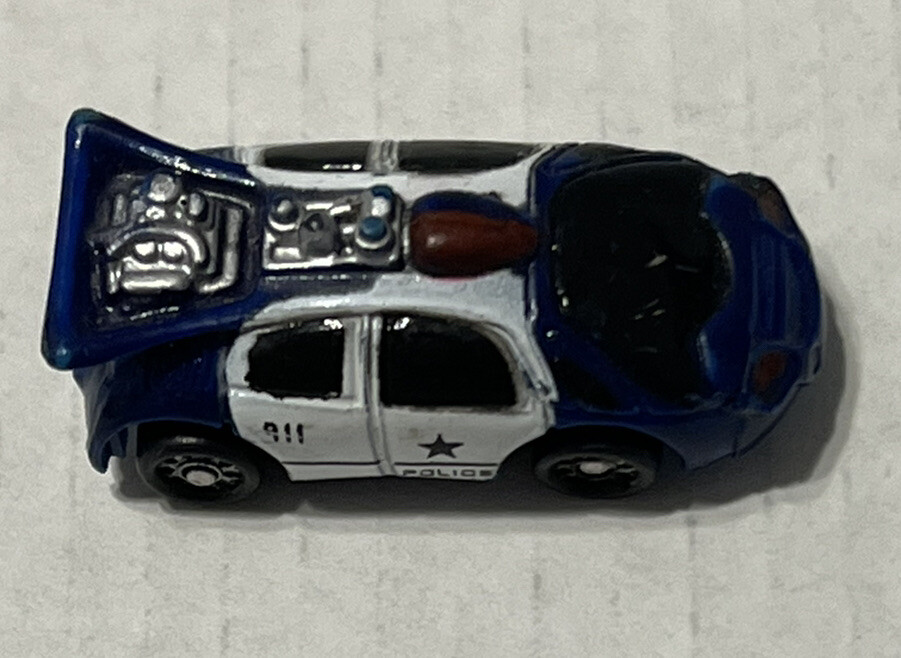 Vintage 1989 Funrise BACK TO THE FUTURE Police Car Micro Toy Car