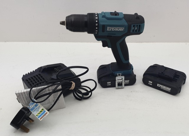 Erbauer 12v Li-ion Cordless Drill 
