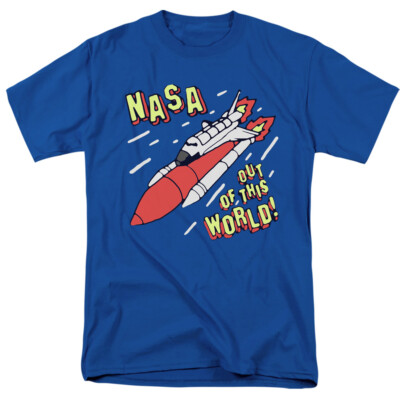NASA Apollo 11 T-Shirt Out of this World Royal Tee