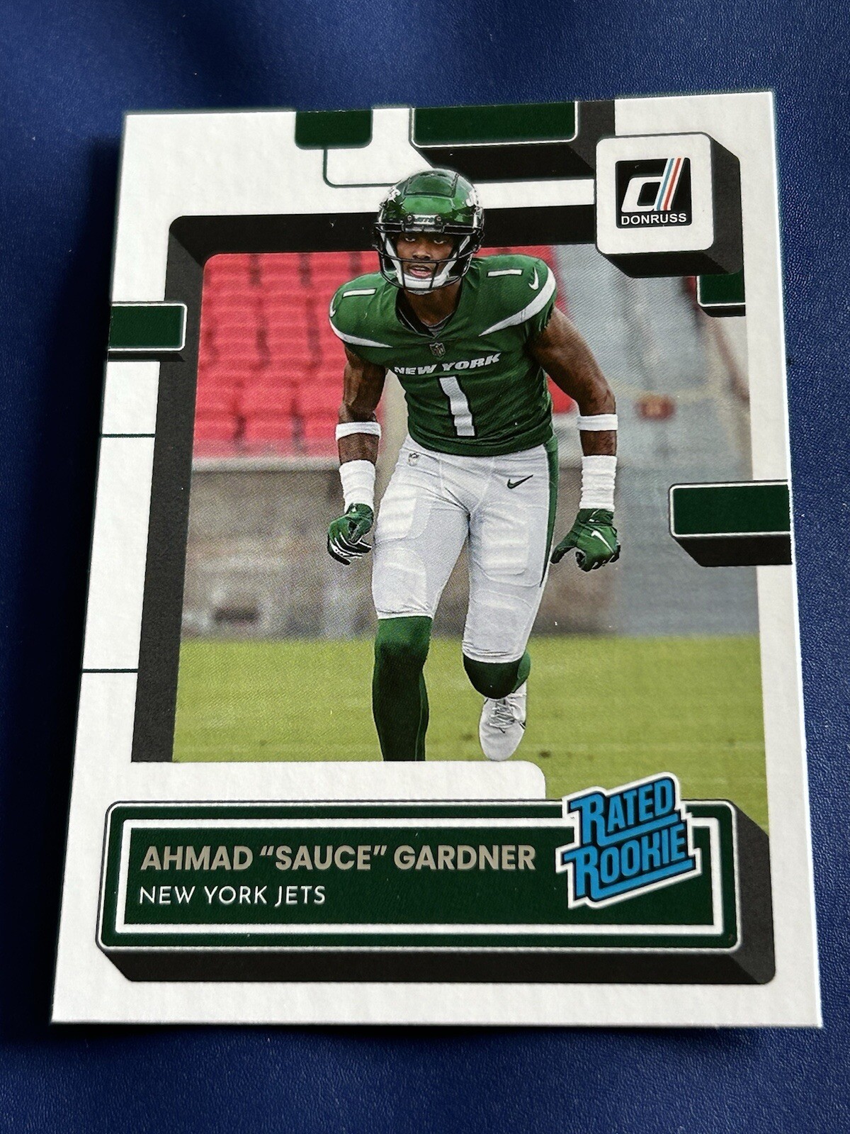 2022 Panini Donruss Ahmad “Sauce” Gardner Canvas Rated Rookie #328 RC NY Jets