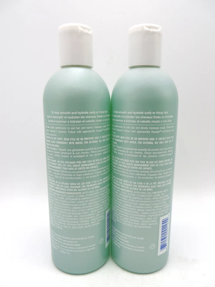 AQUAGE SMOOTHING SHAMPOO 12 OZ (Lot of 2) - Image 2 of 2