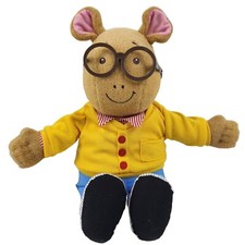 1996 Talking Arthur 17" Plush Doll Hasbro Playskool Stuffed Toy PBS WORKS VIDEO