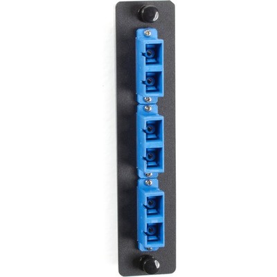 Black Box JPM450 Series Low Density 3xSC Duplex Ceramic Fiber Adapter Panel