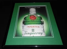 1993 Tanqueray Gin Frozen Asset Framed 11x14 ORIGINAL Advertisement 