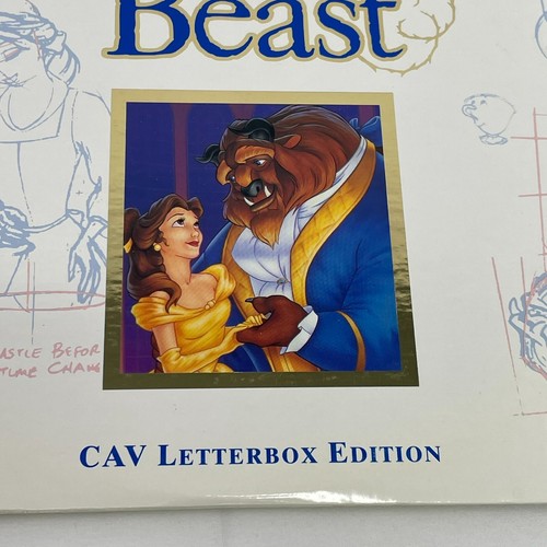 Walt Disney Beauty and The Beast Work in Progress CAV Laserdisc 1991 NY Film - Picture 2 of 10