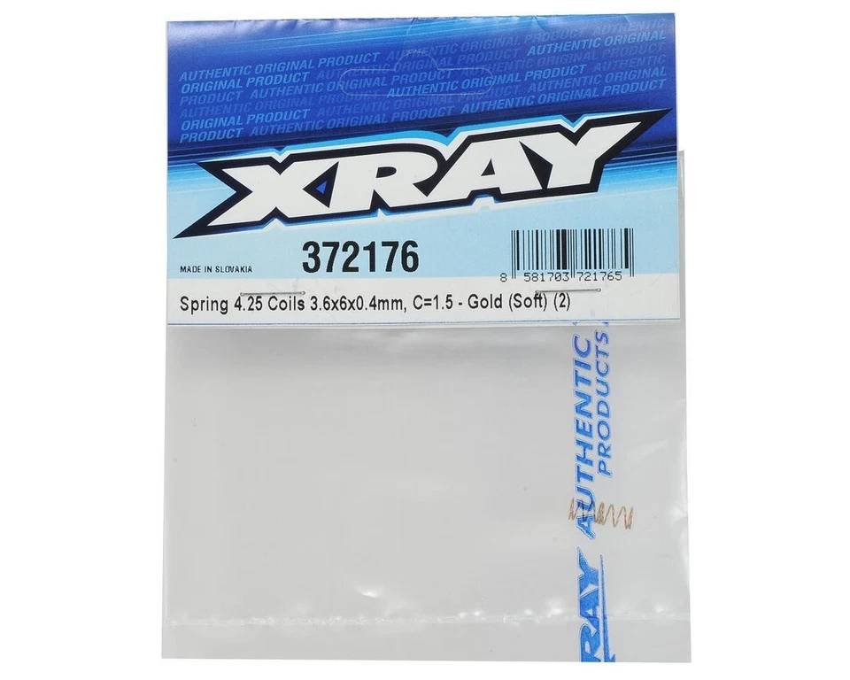 XRAY Federn vorne gold C 1.5 super soft XRA372176 X1 2024, GTX8 2023, NT1 2023,  - Bild 2 von 2