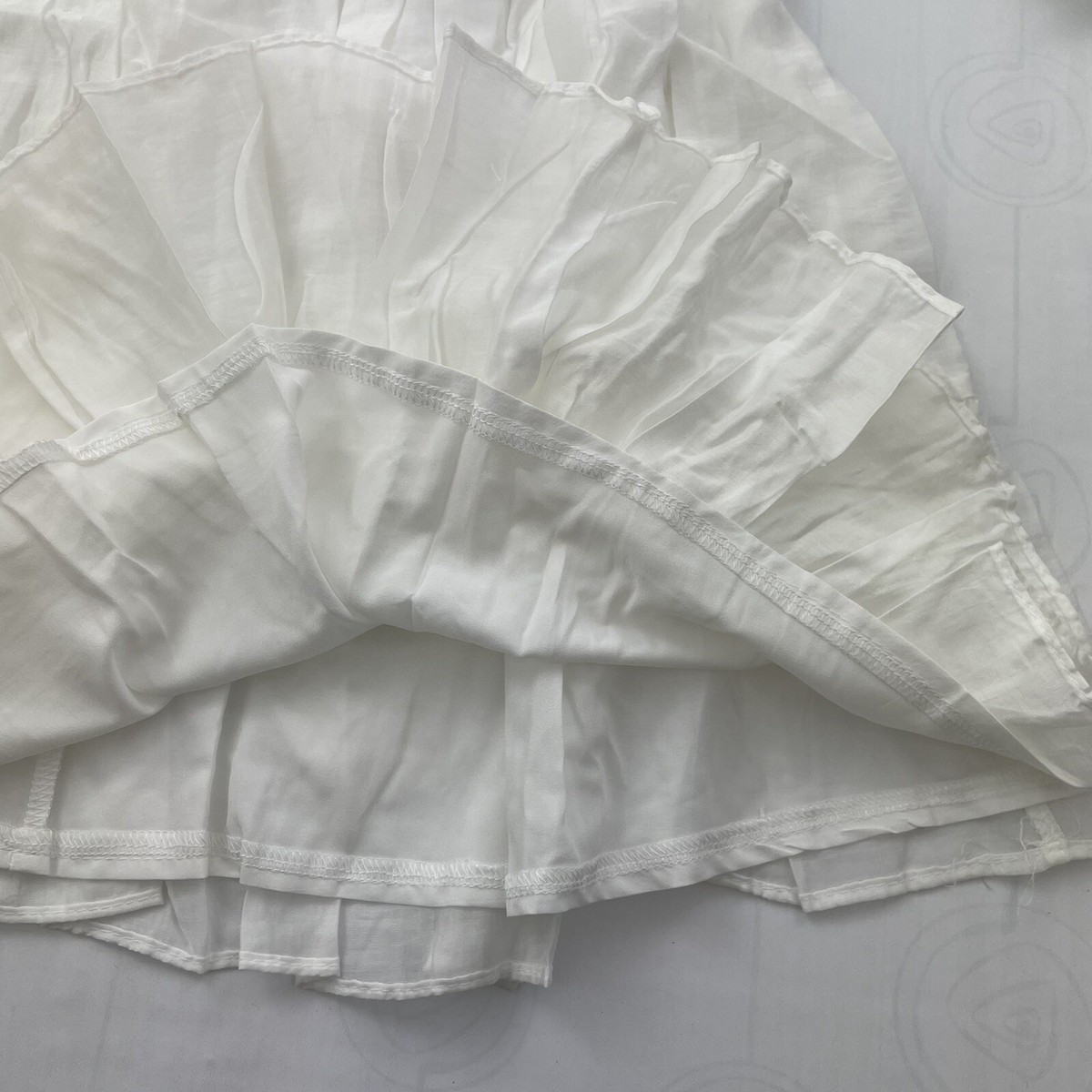 vintage western dress Mattie Mae Old West Saloon Dress Made in USA White/Black / XXL