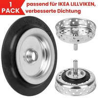 SiebköRbchen Lippendichtung Mit Unterbau Kompatibel Mit Ikea Lillviken SpüLe Set