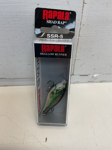 Leurre Rapala Shad Rap Peu Profond SSR05/S – Flottant, 50mm, Pour Bass, Neuf