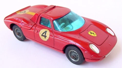 1965 CORGI TOYS FERRARI BERLINETTA 250 LEMANS RED DIECAST