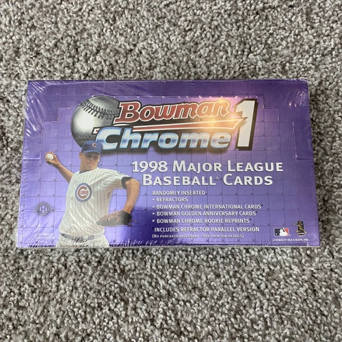 1998 Bowman Chrome Series 1 Baseball Factory Sealed Hobby Box