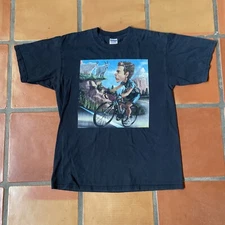 Gildan Ultra Cotton Mens Large Black Graphic T-Shirt Scott “iceman” Moninger Tee