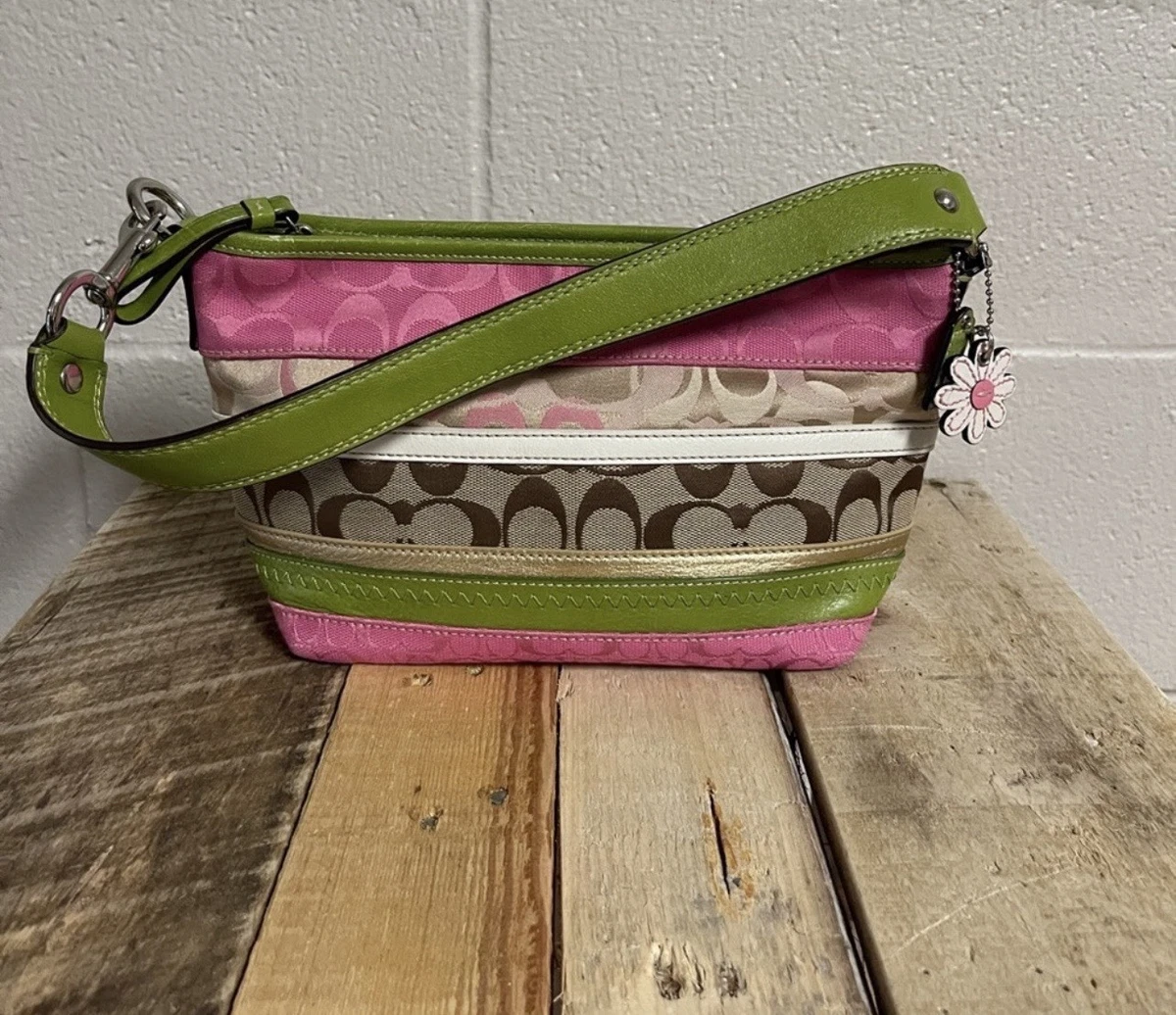Coach Striped Small Bags & Handbags for Women for sale | eBay