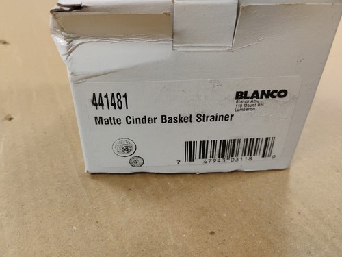 Colador de cesta y brida de fregadero Blanco 3-1/2" - Cinder 441481 - Imagen 2 de 4