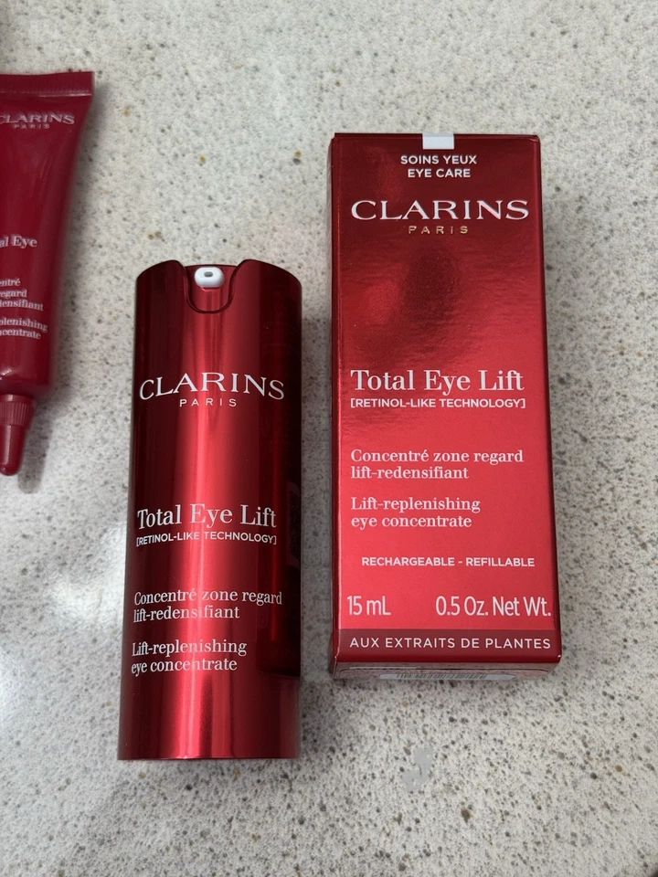 娇韵诗 Total Eye Lift 全尺寸 15ml + 7ml 免费礼品 — 第 2/4 张图片