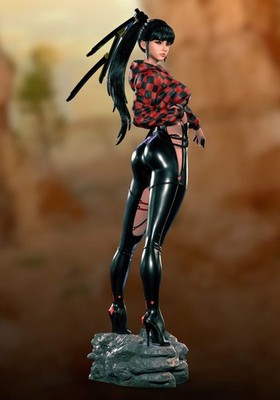 Eve Racer Suit - Unassembled and Unpainted Garage Kit - Model Designed by Abe3d/