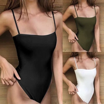 Frauen Badebekleidung Schwimmen Bodysuit Sexy Damen Trikot Auf Badeanzug - Bild 1 von 4